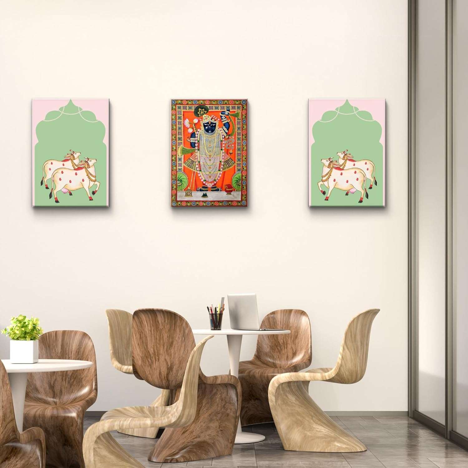 Pichwai Handmade Wall Painting - Image 5