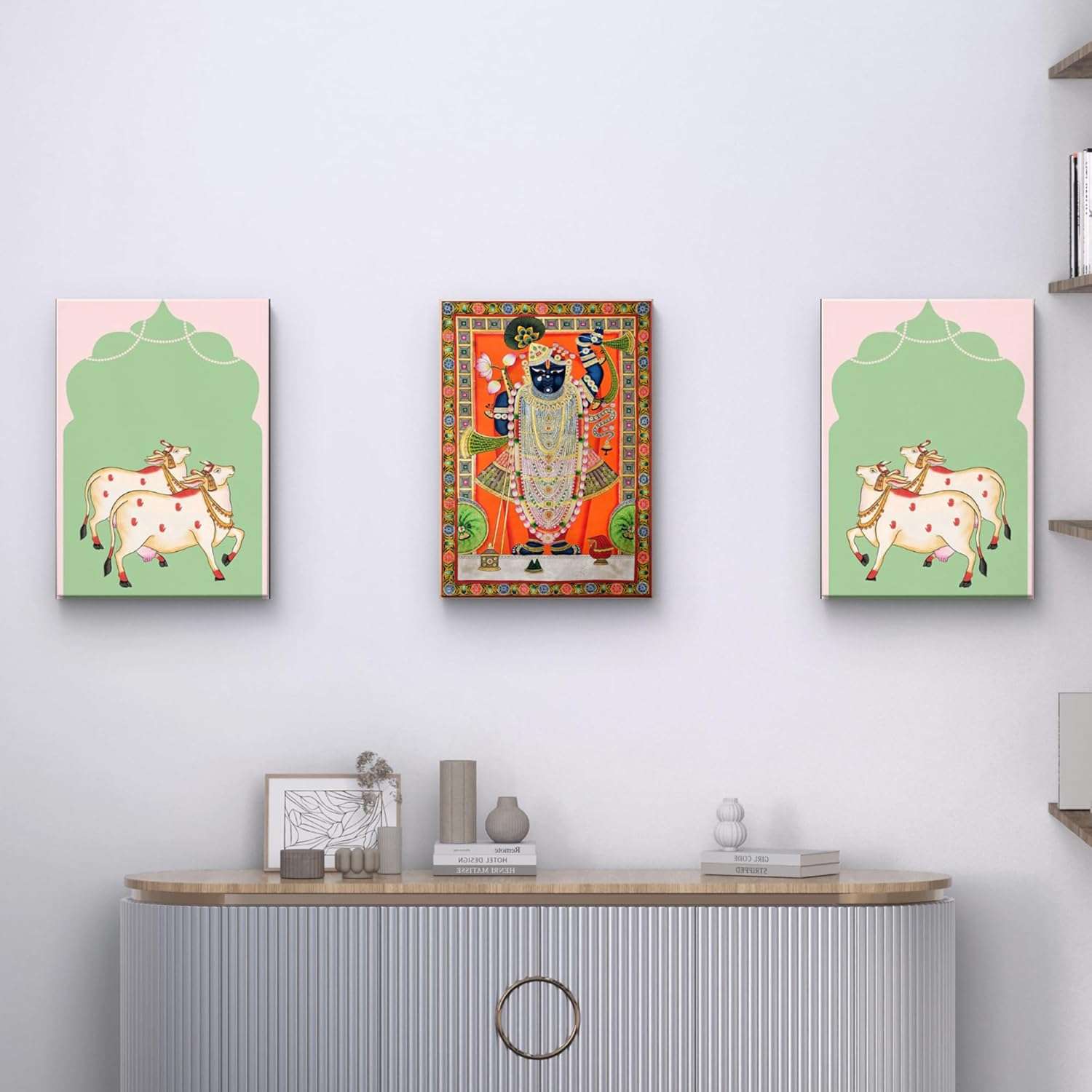 Pichwai Handmade Wall Painting - Image 3